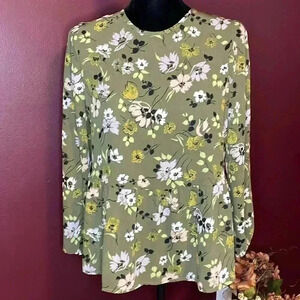 Madewell NWT Women’s XS Floral Baby Doll Style Blouse